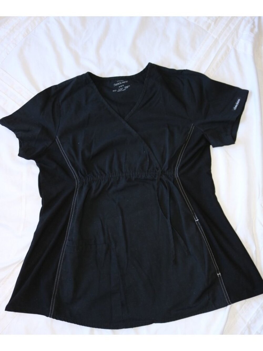 Maternity Scrub Top - Picture 1 of 4